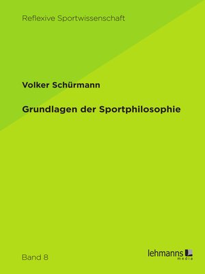 cover image of Grundlagen der Sportphilosophie